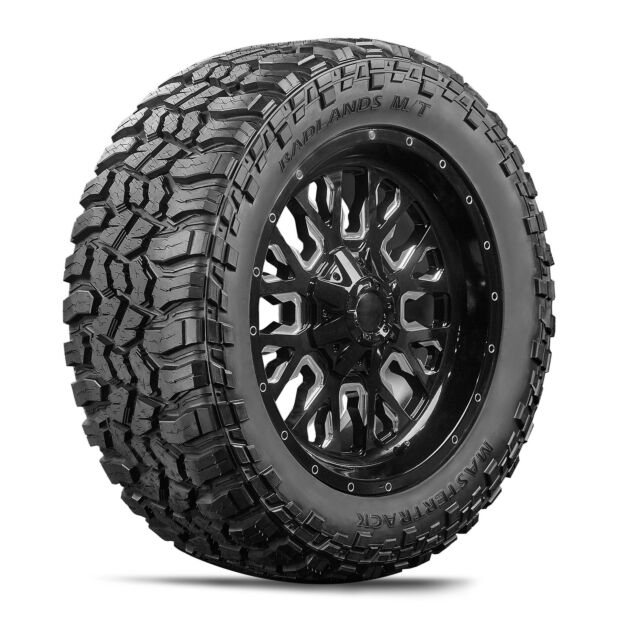 Mastertrack Badlands M/T 35x12.50R22LT 121Q Load Range F (12-Ply Rated) Mud-Terrain Light Truck Tire