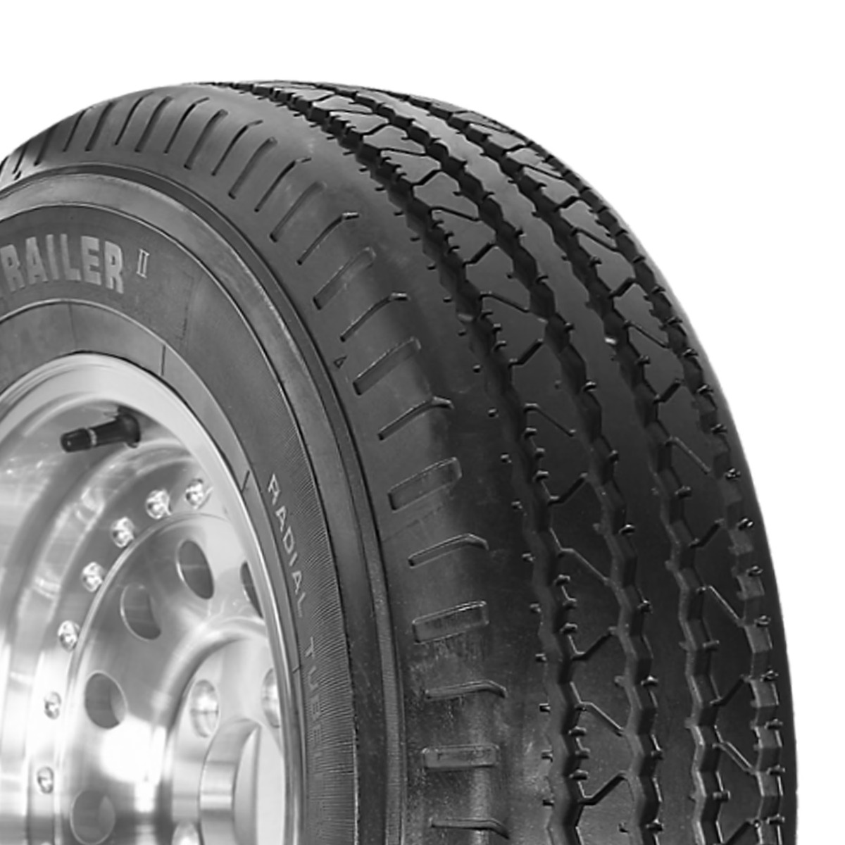 Power King HD Radial Trailer II tire tread close-up