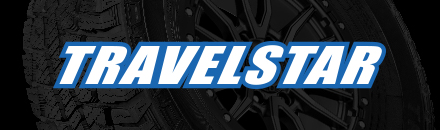 Travelstar all-season passenger car tire on a highway road